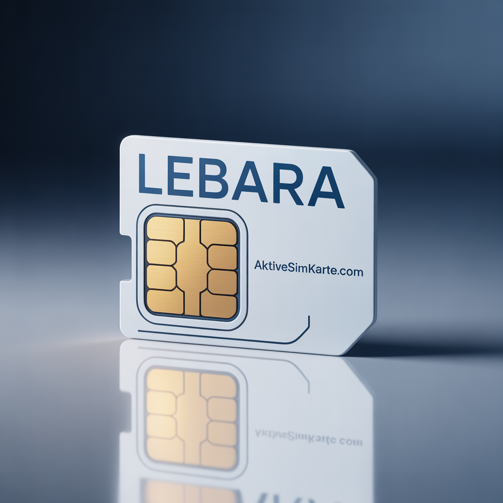 Sofort Aktive Lebara E-SIM Karte - 24 Stunden Mail Versand