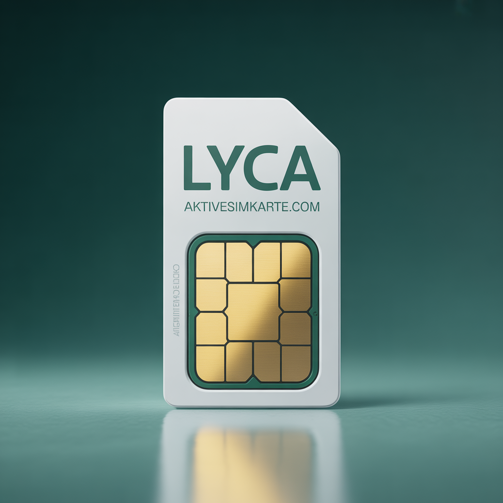 Aktive Lyca Mobil Prepaid SIM Karte
