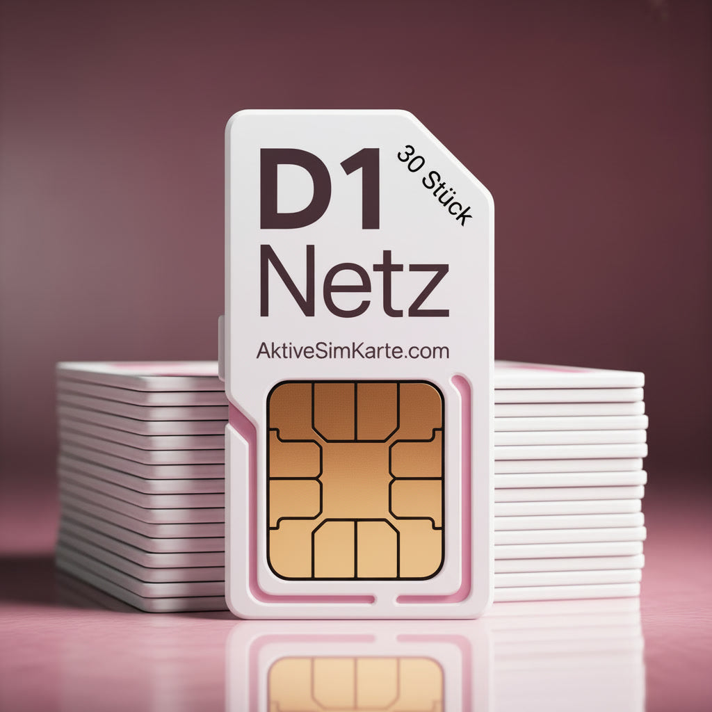 30 x Sofort Aktive D1 Prepaid SIM Karten