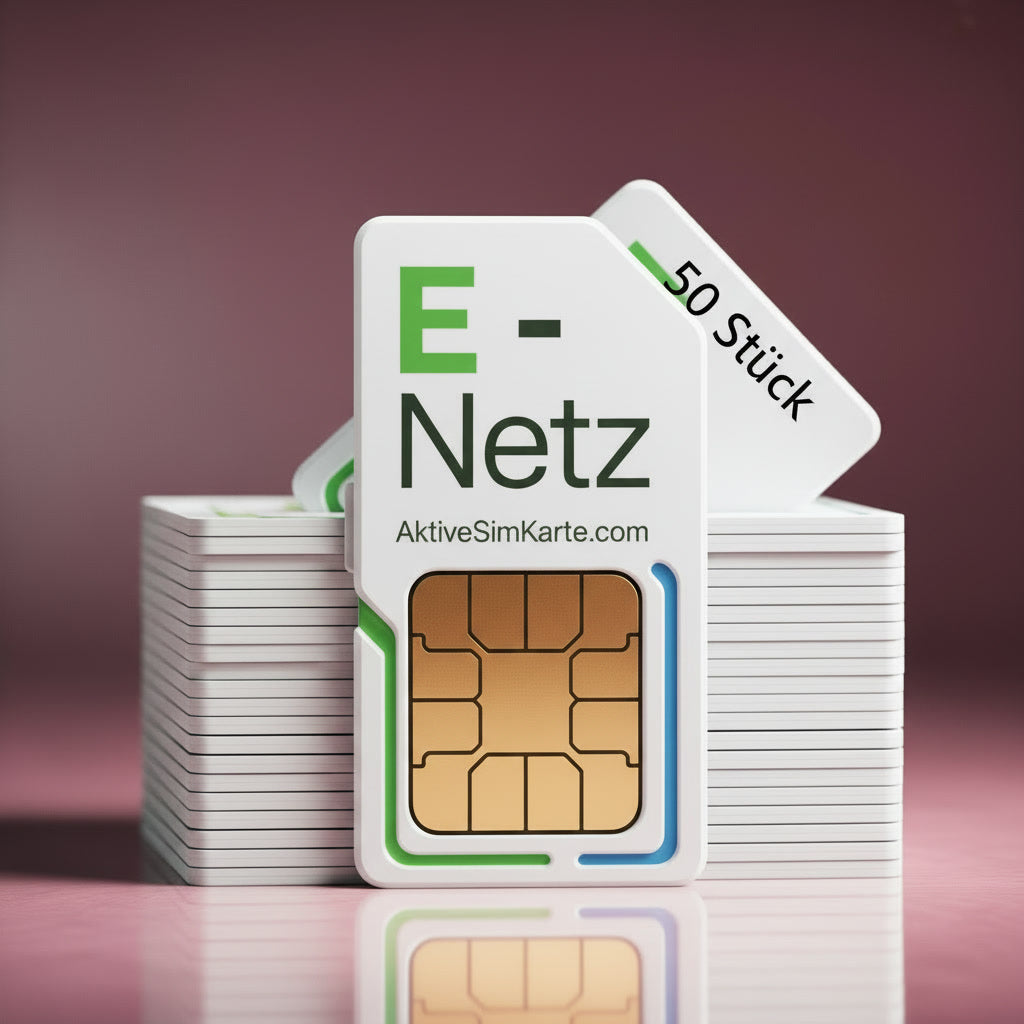 50 x Sofort Aktive Prepaid SIM Karten im E-Plus Netz