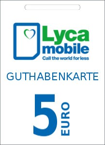 Lycamobile Guthaben Aufladen | 5 Euro